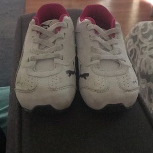 Kids puma white-purple- gray-periscope